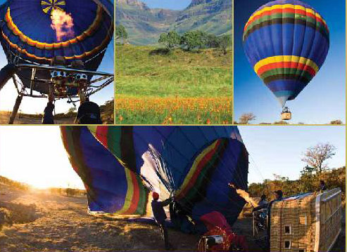Drakensberg hot air ballooning